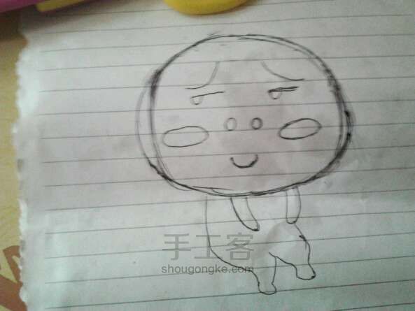 表情君不织布 第2步