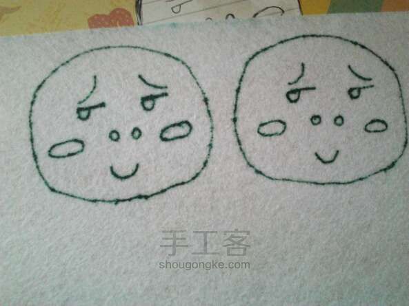 表情君不织布 第4步