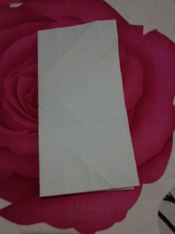 川崎玫瑰折纸详解 第3步