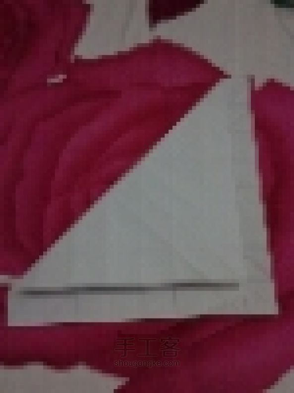 川崎玫瑰折纸详解 第4步