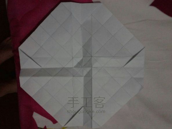 川崎玫瑰折纸详解 第6步