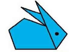 动物系列折纸之小兔子②
