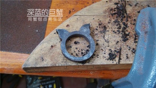 【非凡工作室】指尖的大杀器灵动猫耳木戒指手作 第1步