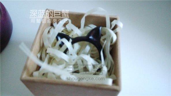 【非凡工作室】指尖的大杀器灵动猫耳木戒指手作 第14步