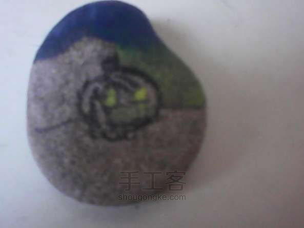 石头绘画万圣节 第5步