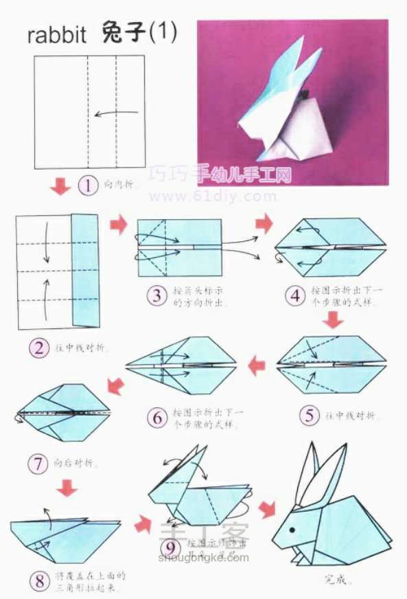 初·动物系列·小兔子① 第1步