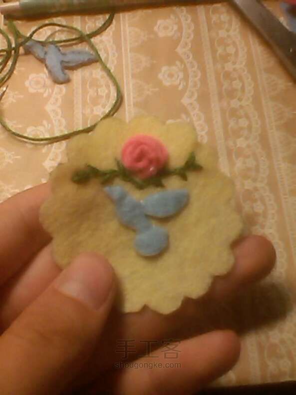 【森女1】来自森林的胸针 第10步