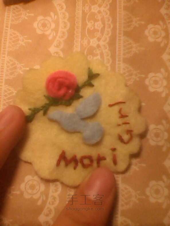 【森女1】来自森林的胸针 第11步