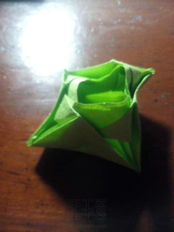 德国玫瑰教折纸教程，新手入，简单爆了！萌萌哒~ 折纸教程