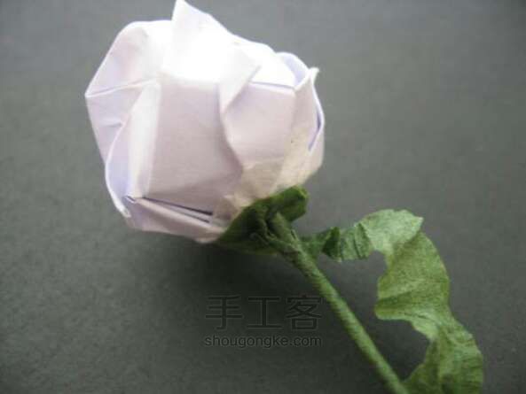折纸玫瑰的方法 第58步