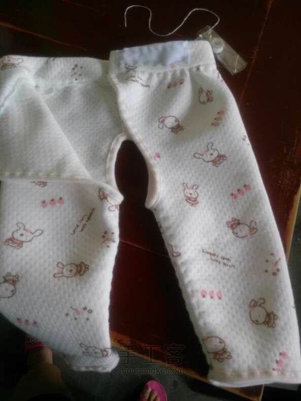 DIY婴儿裤子 第2步