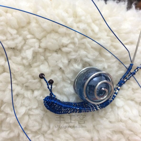 绕线小蜗牛DIY教程 第7步