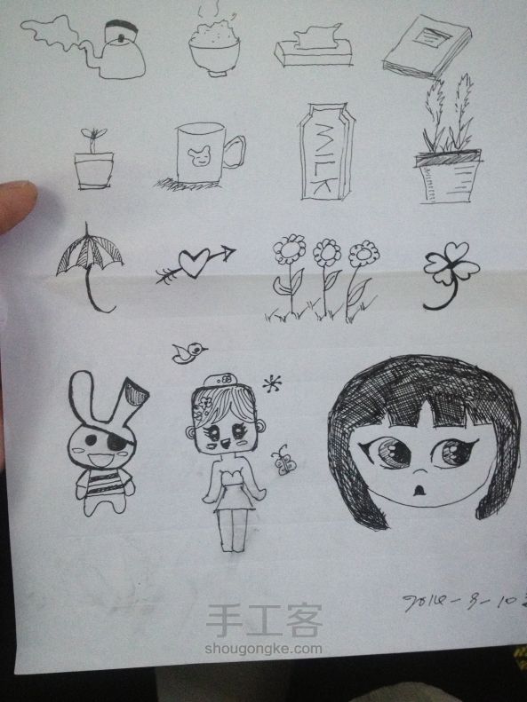 给儿子自制的简笔画小册子,希望他也喜欢画画------ 第18步