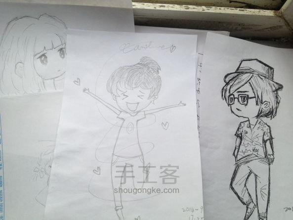 给儿子自制的简笔画小册子,希望他也喜欢画画------ 第19步