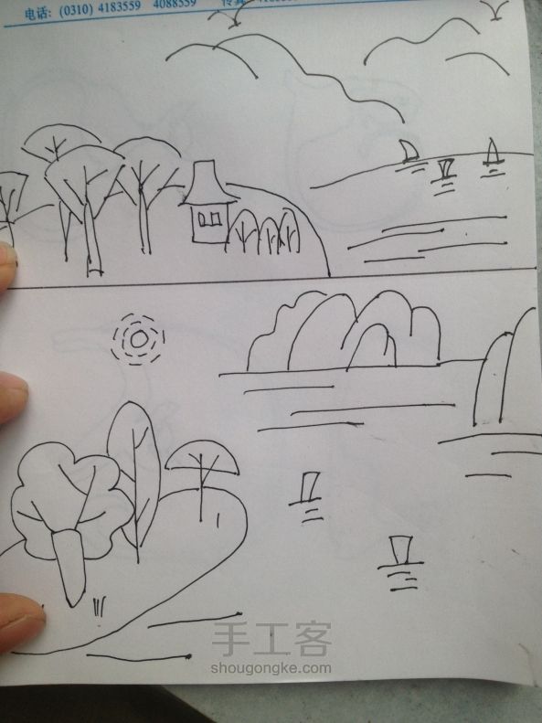 给儿子自制的简笔画小册子,希望他也喜欢画画------ 第20步