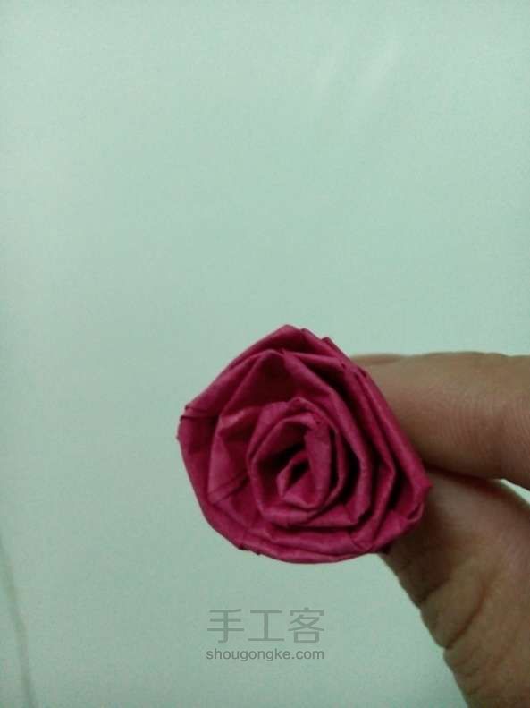 玫瑰。 第6步