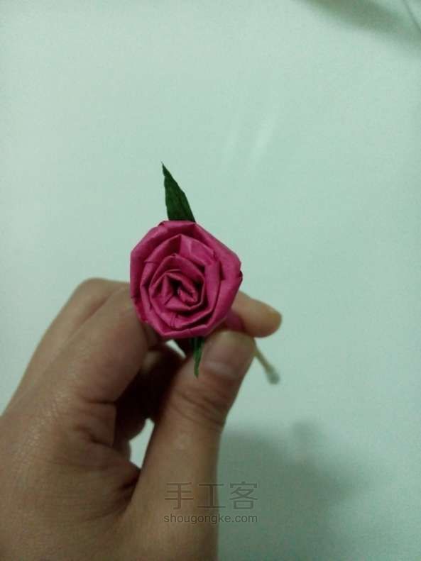 玫瑰。 第9步