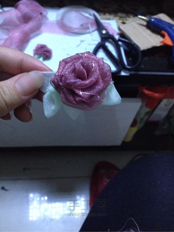 菱角手工发饰（素雅） 第9步