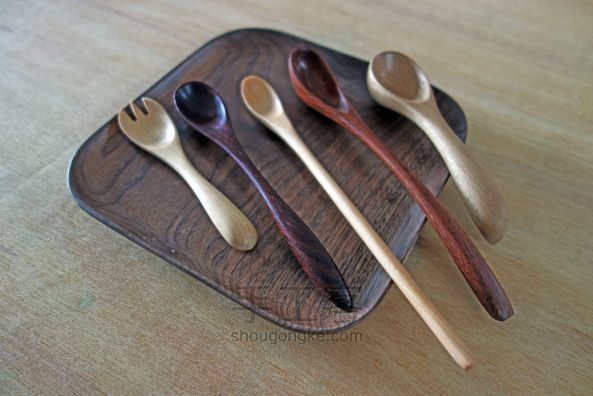 [手工客·微课堂]木艺基础课程 勺子+戒指DIY（报名帖） 第2步