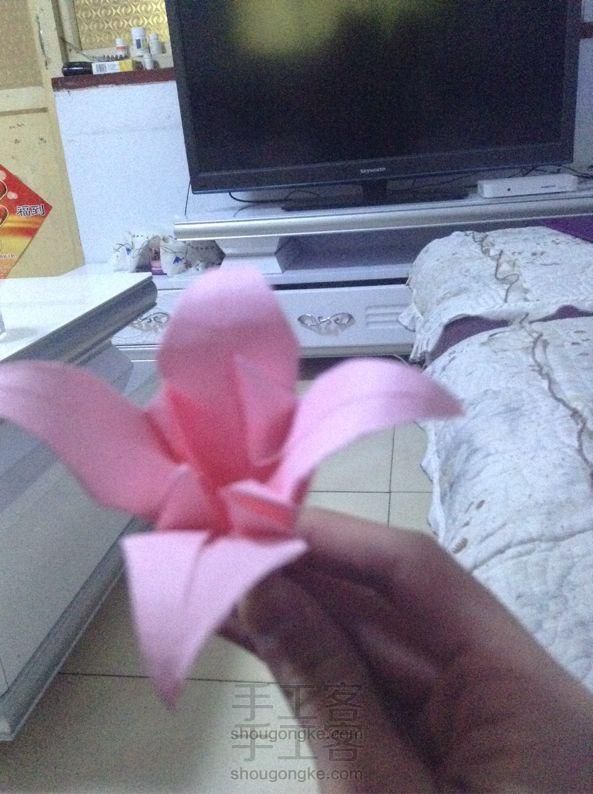 折纸 百合花