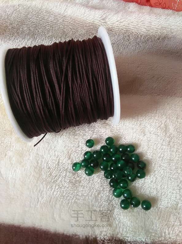 简单串珠十字架 第1步