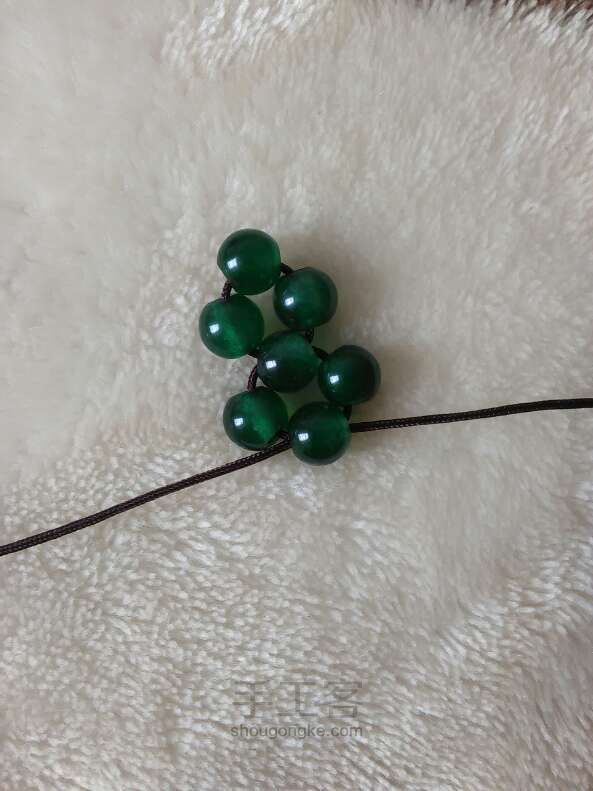 简单串珠十字架 第5步