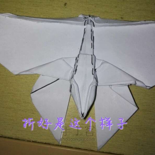 【Lavender】蝴蝶折纸教程2 第17步