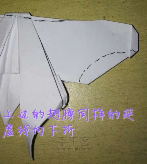 【Lavender】蝴蝶折纸教程2 第24步