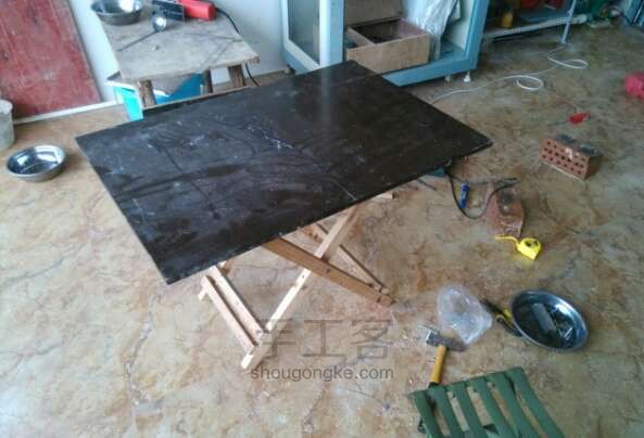 DIY折叠桌教程 第10步