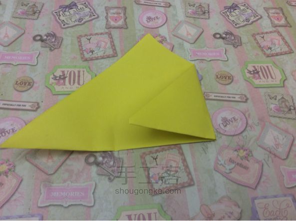 折纸教程—恶作剧之吻 第4步