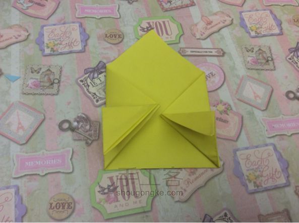 折纸教程—恶作剧之吻 第7步