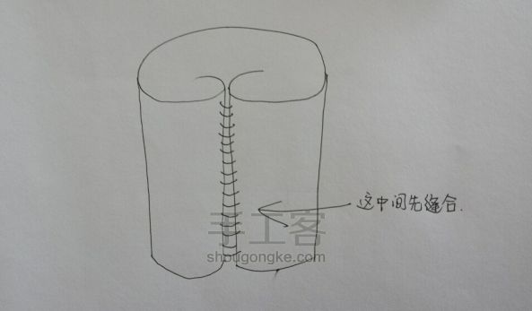 手作黑色软牛皮水桶包--旅游大容量两背法包 第8步