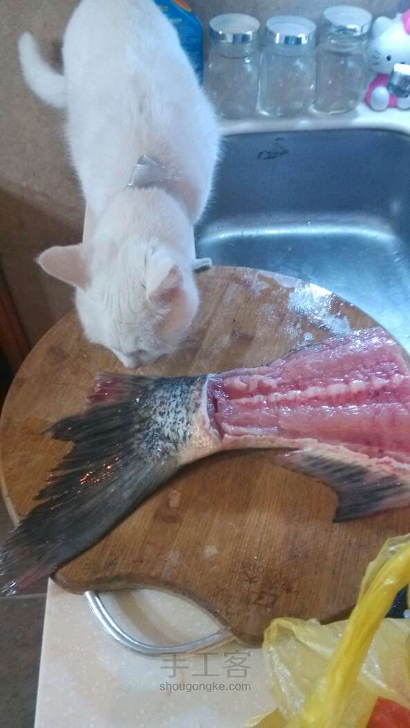 自制猫粮——鱼之蔬 第3步
