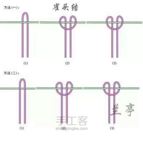 手饰常用编法 第12步