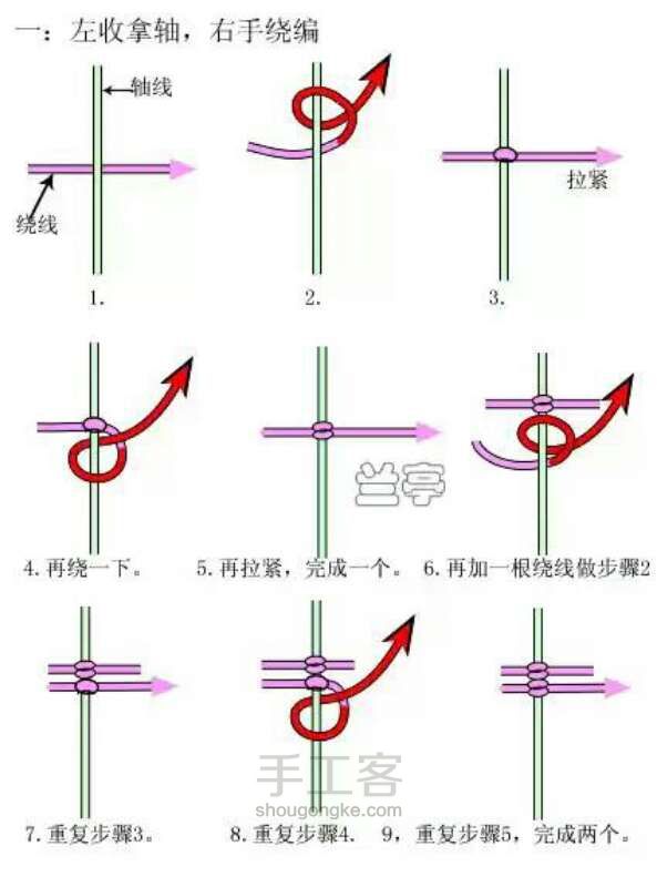 手饰常用编法 第16步