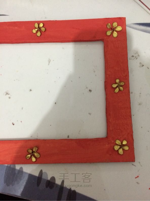 废物利用手工装饰画之相框制作教程 第9步