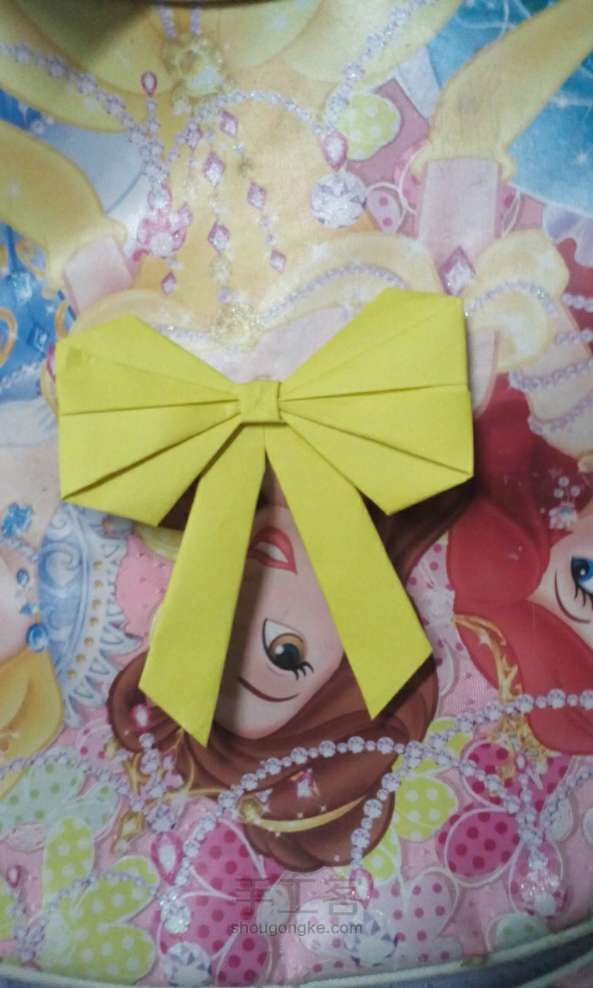 最爱的蝴蝶结折纸教程 第14步