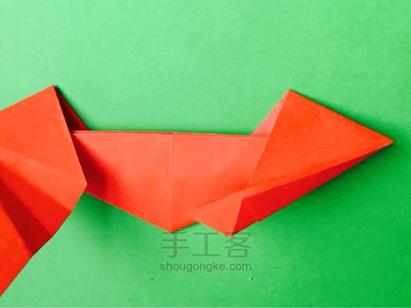 简单的爱心折纸制作教程 第10步