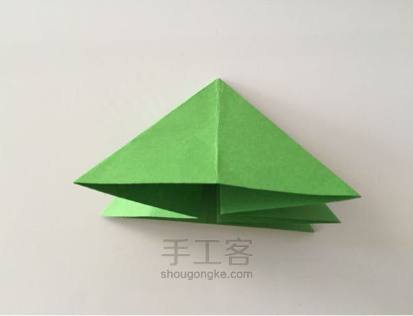 花萼折纸制作教程 第3步