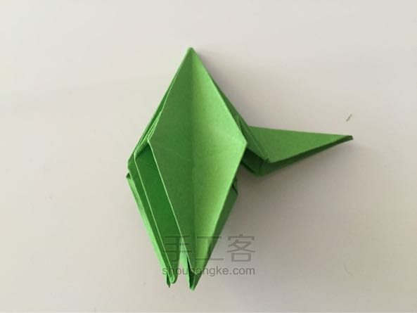 花萼折纸制作教程 第16步