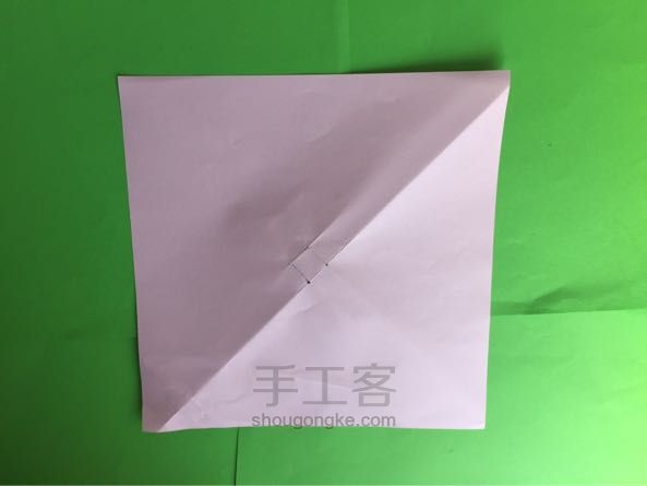 佐藤二重螺旋玫瑰折纸制作教程 第7步