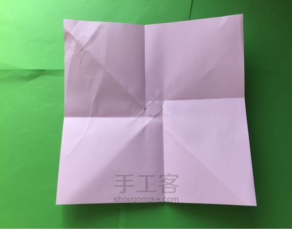 佐藤二重螺旋玫瑰折纸制作教程 第10步