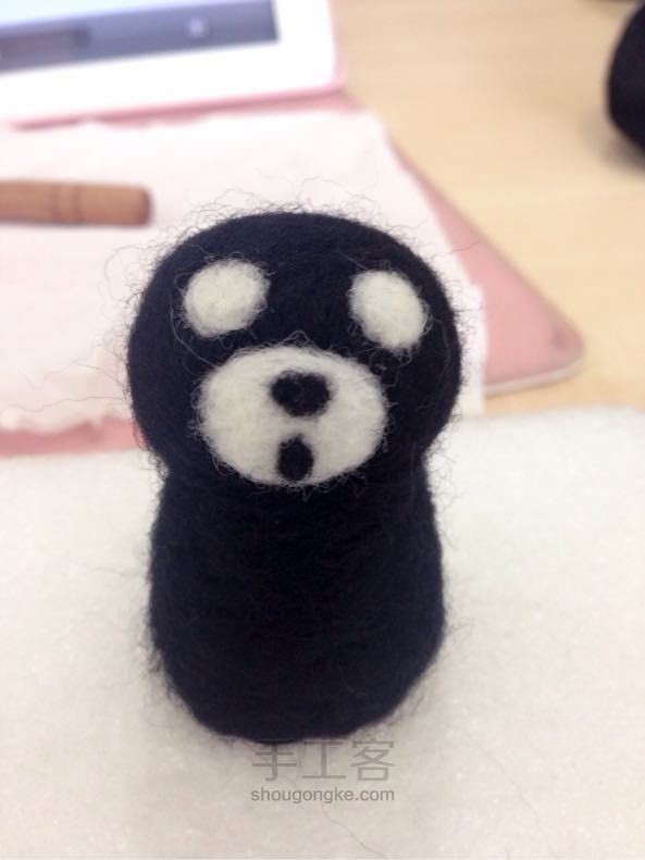 羊毛毡熊本的诞生 第5步