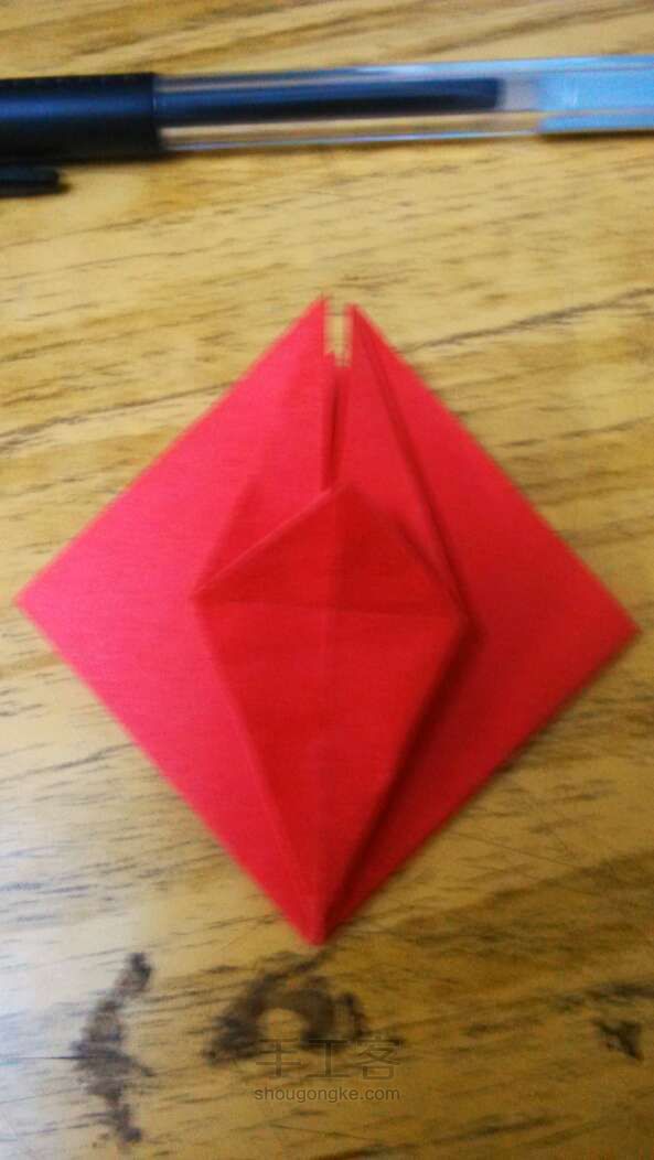 花束折纸教程（二） 第6步