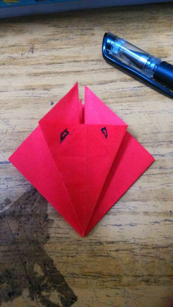 花束折纸教程（二） 第4步