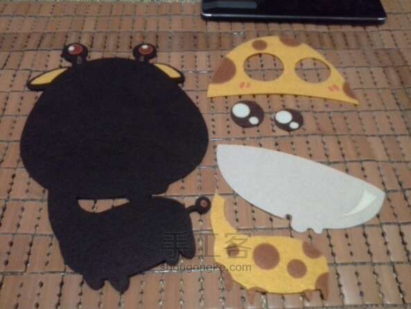 长颈鹿小背包制作教程 第1步