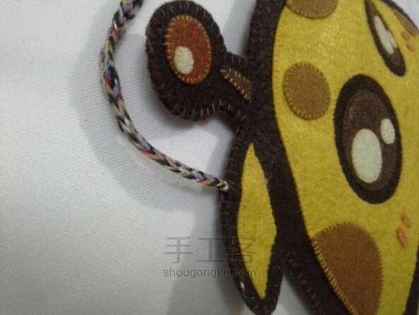 长颈鹿小背包制作教程 第4步