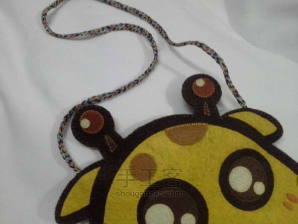 长颈鹿小背包制作教程 第5步