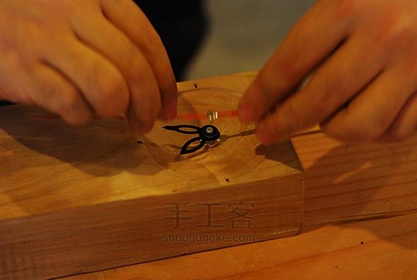 易乐木艺DIY木工创意座钟教程 第11步