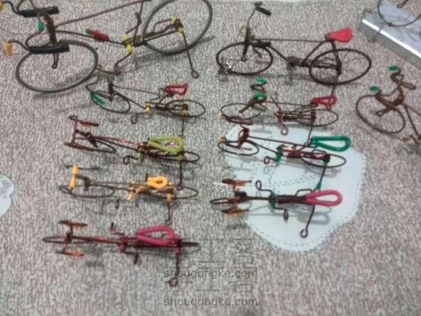 手工铝线DIY自行车